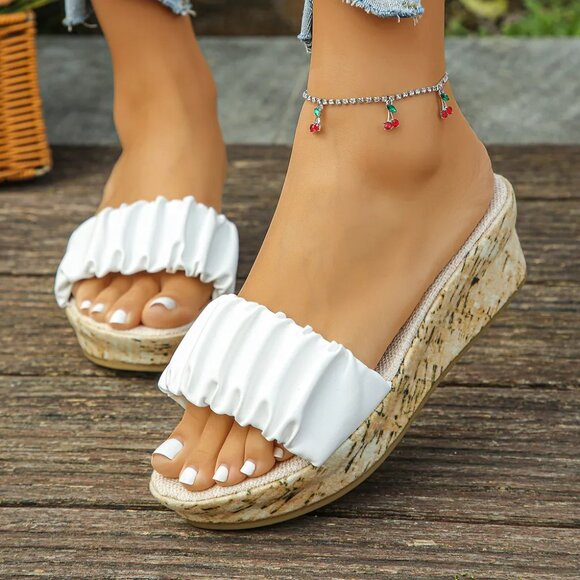 Chroma Creepers Shoes - Open Toe Wedge Sandals‎